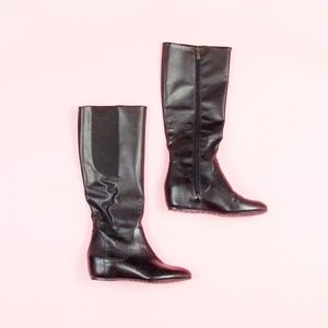 Enzo Angiolini Deanjaw Wide Calf Leather Boots